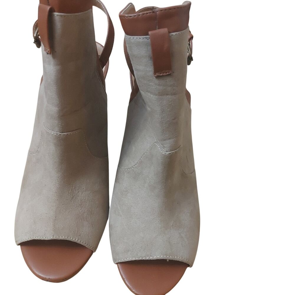 Penny Loves Kenny Cut Out Boho Chunky Heels 8.5 Costal Cowgirl Festival Hippie - Picture 1 of 9